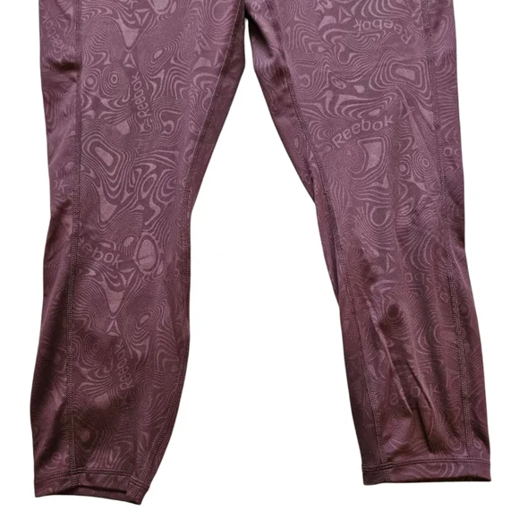 Reebok Womams Spirit High Rise Athletic Leggings With Pockets EUC Sz XL - Picture 3 of 7